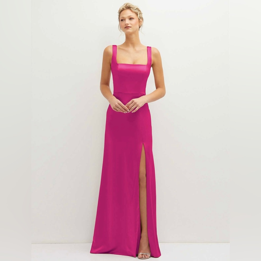 Think Pink Bridesmaids Dress from Dessy